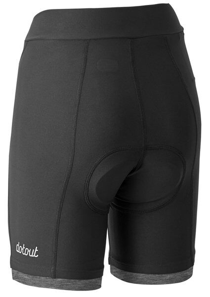 Dotout Instinct - pantaloni ciclismo - donna Black/Grey XL