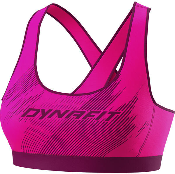 Dynafit Alpine Graphic W - reggiseno sportivo alto sostegno - donna Pink/Purple XS