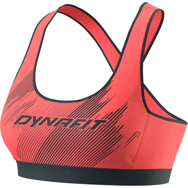 Dynafit Alpine Graphic W - reggiseno sportivo alto sostegno - donna Light Red/Dark Blue XS