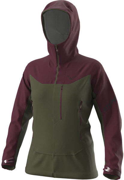 Dynafit Radical Softshell W - giacca softshell - donna Dark Green/Dark Red XS