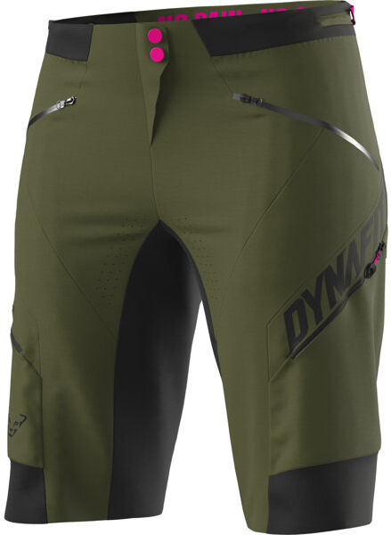 Dynafit Ride DST - pantaloni MTB - donna Dark Green/Black/Pink XS