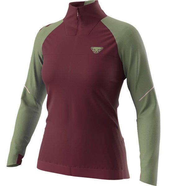 Dynafit Ride Wind W - giacca MTB - donna Dark Red/Green XL