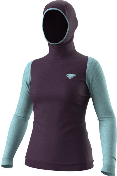 Dynafit Tigard Merino Hoody W - maglietta tecnica - donna Violet/Light Blue S