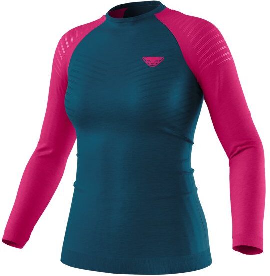 Dynafit Tour Light Merino - maglietta tecnica a manica lunga - donna Dark Blue/Pink XS