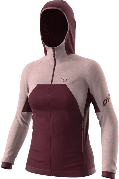 Dynafit Tour Wool Thermal - giacca ibrida - donna Dark Red/Light Pink XL