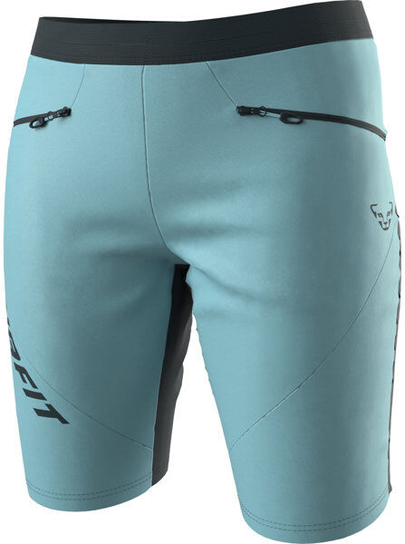 Dynafit Traverse Dst W- pantaloni corti alpinismo - donna Light Blue/Dark Blue S