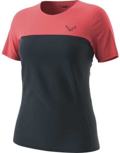 Dynafit Traverse S-Tech S/S W - T-shirt alpinismo - donna Dark Blue/Red M/L