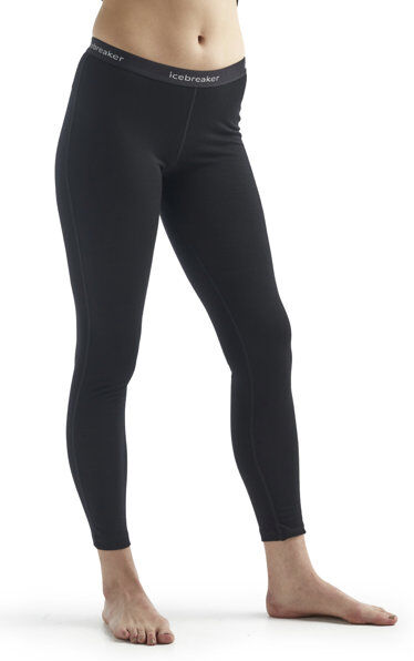 Icebreaker Merino 200 Oasis - calzamaglia - donna Black L