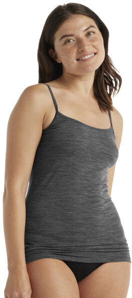 Icebreaker Merino Siren Cami Gritstone Hthr - top tecnico - donna Grey XL