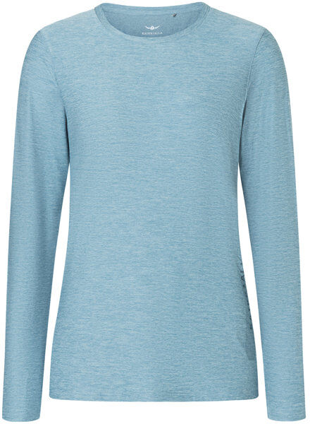 Kaikkialla Kajaani L/S W – maglia manica lunga - donna Light Blue 2XL