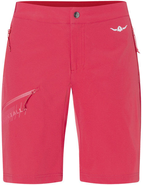 Kaikkialla Valkama W - pantaloni corti trekking - donna Red I48 D42