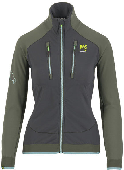 Karpos Alagna Evo - giacca softshell - donna Black/Green/Light Blue M