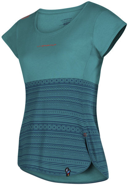 La Sportiva Lidra - T-shirt arrampicata - donna Light Blue/Dark Blue S