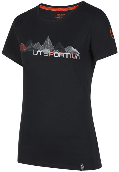 La Sportiva Peaks - T-shirt arrampicata - donna Black/Red XS