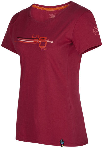 La Sportiva Stripe Cube W - T-shirt - donna Dark Red S