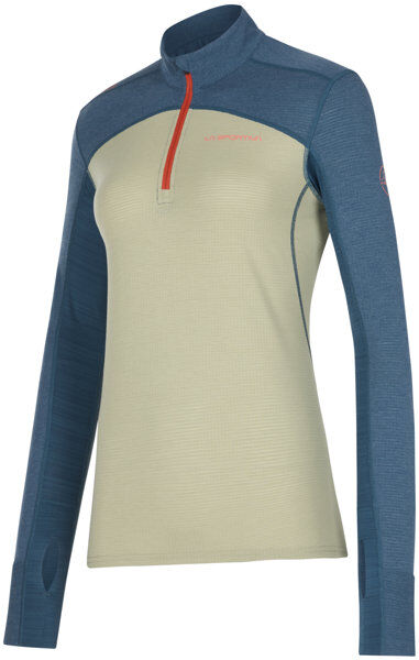 La Sportiva Swift - maglia a manica lunga - donna Green/Dark Blue/Red XS