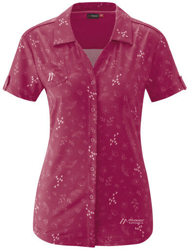 Maier Sports Lleyn W - camicia a maniche corte - donna Pink 50