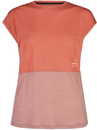 maloja SchwarzenseeM. - maglia trail running - donna Orange/Pink XS