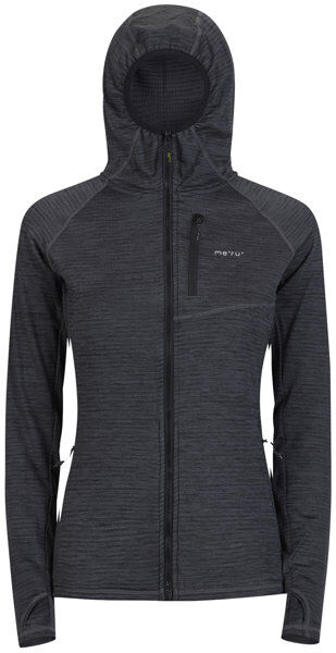 Meru Gympie Hoodie - felpa in pile - donna Black S