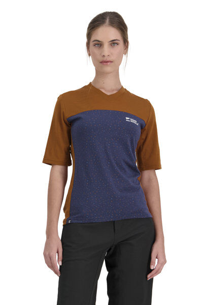 Mons Royale Redwood Enduro VT - maglia MTB - donna Blue/Brown L