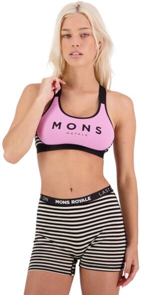 Mons Royale Stella X-Back - reggiseno sportivo a basso sostegno - donna Pink XS