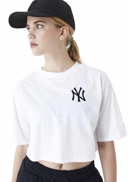 New Era Cap Le Crop W - T-shirt - donna White XS