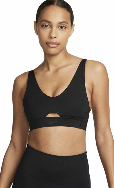 Nike Dri-FIT Indy Cutout W - reggiseno sportivo medio sostegno - donna Black XL