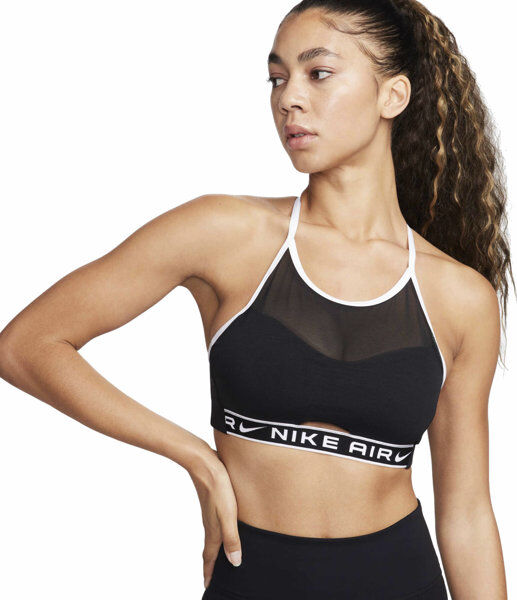 Nike Indy Mesh W - reggiseno sportivo basso sostegno - donna Black L