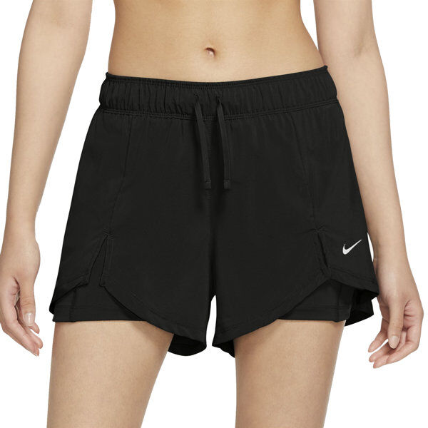 Nike Flex Essential 2-in-1 - pantaloni fitness corti - donna Black L
