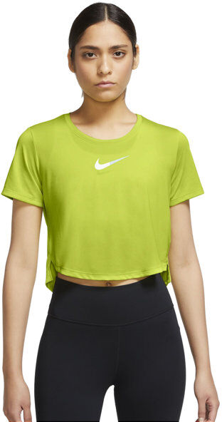 Nike One Dri-FIT W Short-Slee - T-shirt Fitness - donna Green L