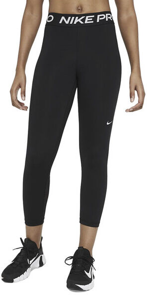 Nike Pro 365 W Crops - pantaloni fitness - donna Black S