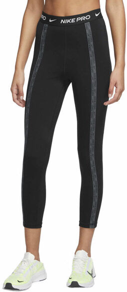 Nike Pro High Waisted 7/8 W - pantaloni fitness - donna Black L