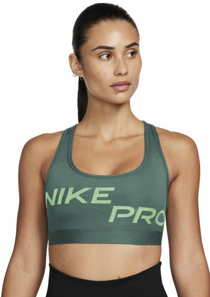 Nike Pro Swoosh W - reggiseno sportivo basso sostegno - donna Green M