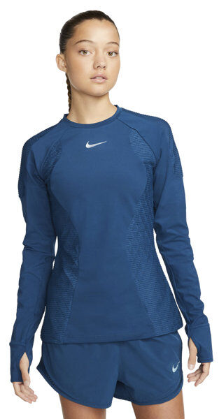 Nike Run Division Dri-Fit ADV W - maglia running a maniche lunghe - donna Blue L