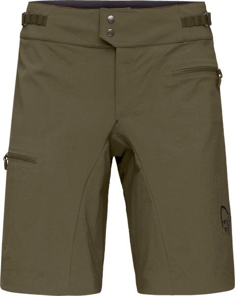 Norrona Fjora flex1 light Ws - pantaloni corti MTB - donna Green M