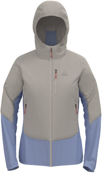 Odlo Ascent Hybrid - giacca ibrida - donna Grey/Blue XL