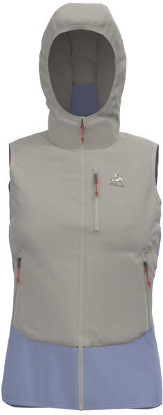 Odlo Ascent Hybrid - gilet - donna Grey/Blue XS