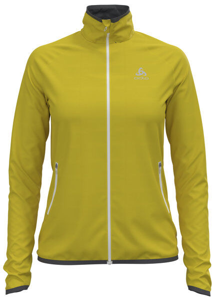 Odlo Carve Ceramiwarm Midlayer - felpa in pile - donna Yellow M