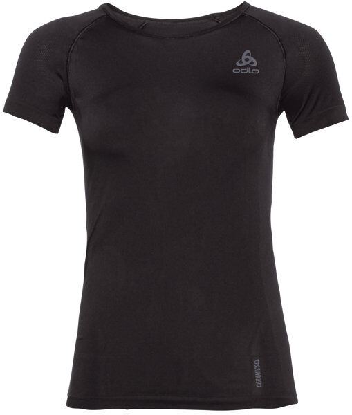 Odlo Performance Top Crew Neck - maglietta tecnica - donna Black S