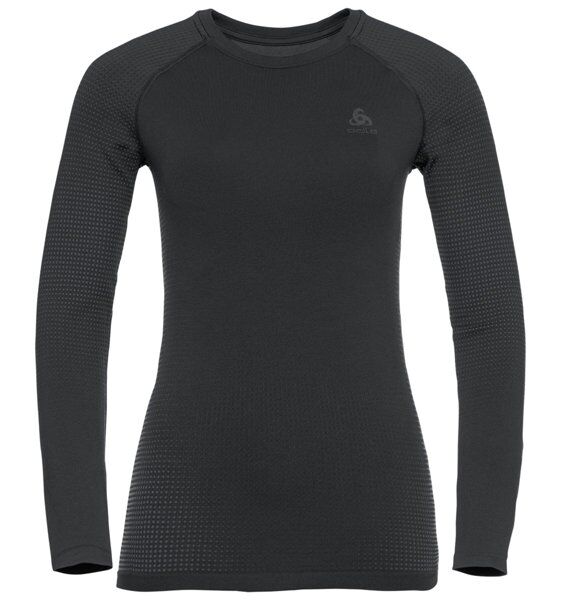 Odlo Performance Warm Eco Baselayer - maglietta tecnica - donna Black L