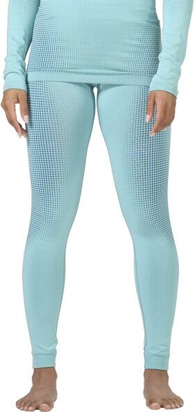 Odlo Performance Warm Eco Leggings - calzamaglia - donna Light Blue L