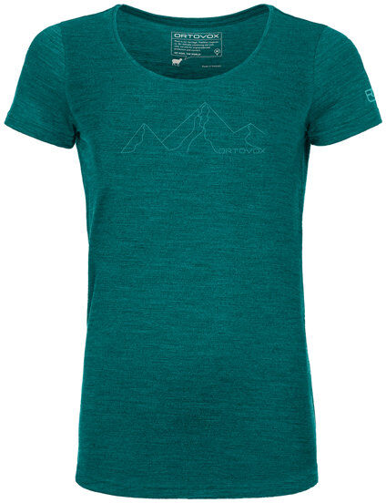 Ortovox 150 Cool Mountain Face TS W's - maglietta tecnica - donna Green L