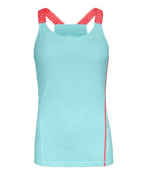 Ortovox 150 Essential W - maglietta tecnica senza maniche - donna Light Blue/Red XL