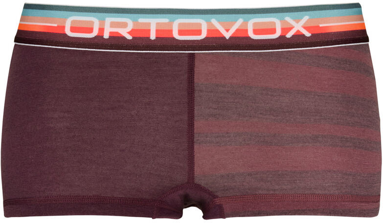 Ortovox 185 Rock'n'wool Hot - boxer - donna Bordeaux XS