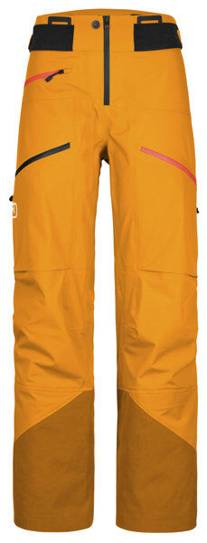 Ortovox 3L Deep Shell Pants - pantaloni scialpinismo - donna Orange M