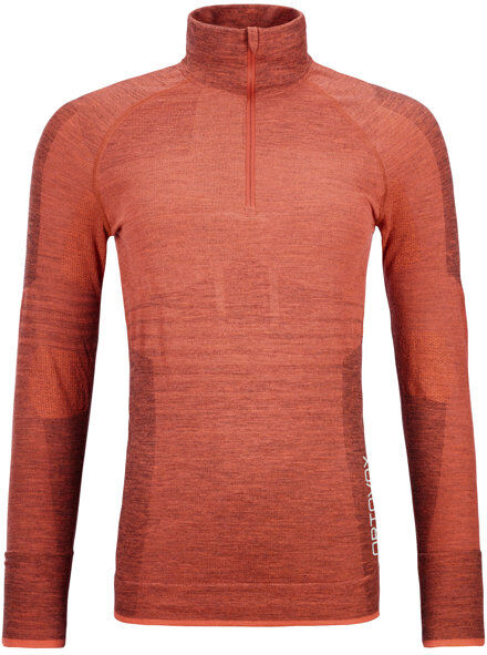 Ortovox Competition Zip Neck W - maglietta tecnica maniche lunghe - donna Orange XS