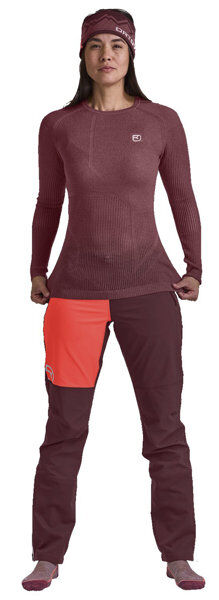 Ortovox Merino Thermovent - maglietta tecnica a maniche lunghe - donna Red L