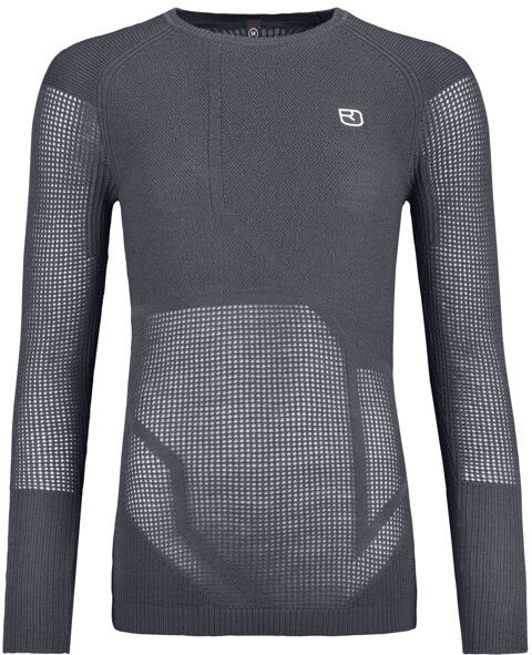 Ortovox Merino Thermovent - maglietta tecnica a maniche lunghe - donna Grey XS