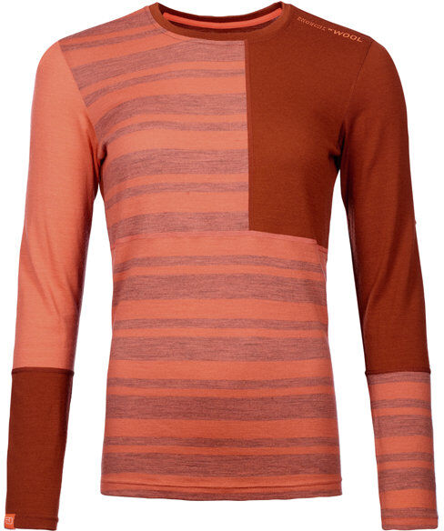 Ortovox Rock'n Wool W - maglietta tecnica a manica lunga - donna Orange XS