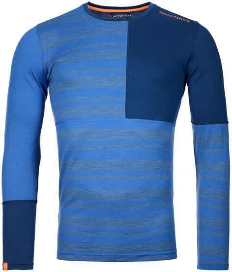 Ortovox Rock'n Wool M - maglietta tecnica a maniche lunghe - uomo Blue M